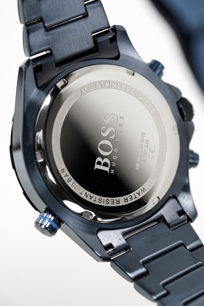 Hugo Boss Men's Watch Chronograph Globetrotter Blue PVD - HB1513824 - Image 8
